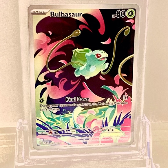 Pokemon Other - MEGA EVOLUTION POKÉMON:MEGA EVOLUTION BULBASAUR-MINT CONDITION-includes case